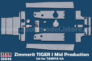 35046 ZIMMERIT TIGER I Mid Production