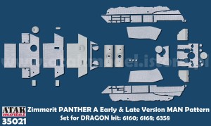 35021 ZIMMERIT PANTHER A Early & Late Version DRAGON